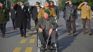 Tras desfilar en el acto por el Día de la Independencia, Aldo Rico defendió su pasado "carapintada"