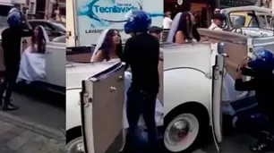 Su ex estaba por casarse con otro, él le cruzó el auto con su moto y el resultado fue sorpresivo