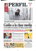La tapa del Diario PERFIL del domingo 28 de marzo de 2021
