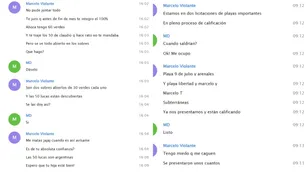 Chats filtrados de Marcelo D’Alessandro: de mediaciones en licitaciones y multas hasta "sobres" y "60 lucas verdes"