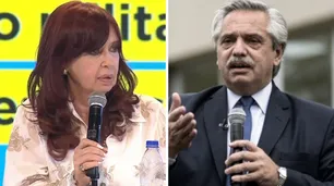 Alberto Fernández y Cristina Kirchner, cada vez más lejos