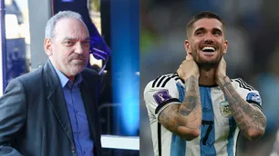 "Descerebrados": la furiosa crítica de Fernando Iglesias a Rodrigo de Paul, que celebró sus 10 años de carrera