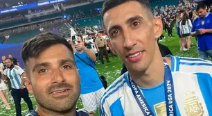 Fue a ver la final a la tribuna y terminó festejando con los bicampeones: la hazaña de un hincha cordobés