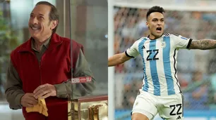 “Hermosa mañana, ¿verdad?”, la frase con la que festejaron Lautaro Martínez y Guillermo Francella