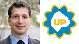 Yamil Santoro lanzó su espacio libertario en CABA con un polémico logo que fusiona UxP y el PRO