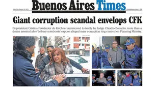 Este sábado en Buenos Aires Times: Un escándalo de corrupción gigante envuelve a CFK
