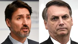 Coronavirus: Justin Trudeau está en cuarentena y Bolsonaro bajo observación