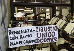 El decano atrincherado en la UBA dobla la apuesta: "No hay nada que negociar"
