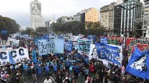 "¡Fuerza Alberto!": organizaciones sociales convocaron a una marcha en apoyo a Fernández