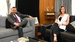 Victoria Villarruel se reunió con Gustavo Sáenz en medio de la pelea entre Milei y los gobernadores