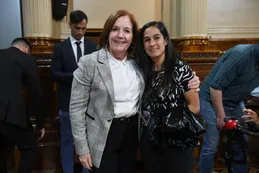 Romina 'Pepa' Gómez recibió el premio Dr. Favaloro en el Senado