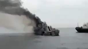 Así fue el hundimiento del "Moskva", golpe ucraniano al orgullo naval de Rusia