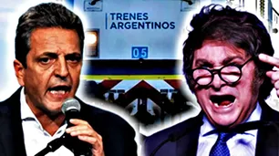 Sistema ferroviario: ¿Cuáles son las propuestas de Massa y Milei con respecto a los trenes argentinos?