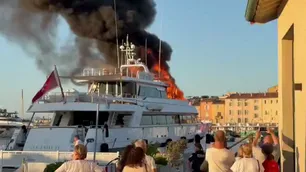 El yate de Manzano que se incendió tenía 27 mil litros de combustible