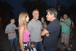 Facundo Manes en Santa Fe: acompañó a Carolina Losada y recibió el apoyo de Gabriel Batistuta