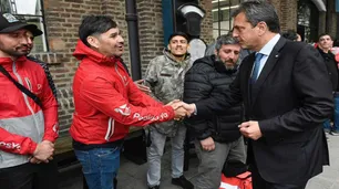Massa se reunió con trabajadores de plataformas de delivery y prometió avanzar en un proyecto luego del 10 de diciembre