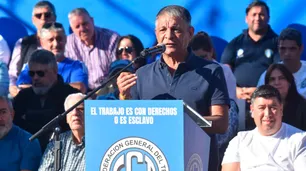 “El trabajo es con derechos o es esclavo”: la CGT movilizó en Plaza de Mayo y redobló la presión por un paro general