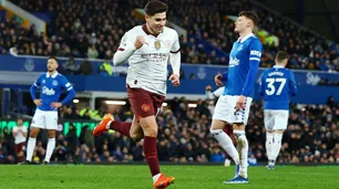 Julián Álvarez volvió a convertir para el Manchester City