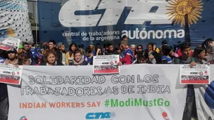 Conflictos en India y Kurdistán provocan protestas en calles de Buenos Aires