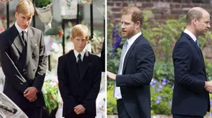 Unidos por el dolor por su madre, ahora a Guillermo y Harry los separa un océano