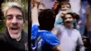 Referentes kirchneristas relataron el gol de Maradona a los ingleses en un video