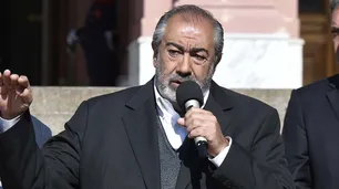 La CGT celebró el anuncio y se mostró en la Rosada sin fisuras