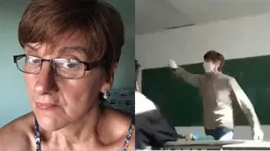 La docente de La Matanza culpó a "un alumno macrista" que la "pinchó" para que hablara de Macri