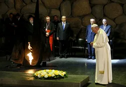 El papa Francisco en Tierra Santa: "Nunca más Holocausto"