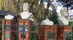 Robaron la cabeza de un busto de Eva Perón en Monte Grande