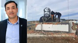 "Metieron la pata y no saben cómo salir": el intendente de Río Gallegos repudió la destrucción del monumento de Osvaldo Bayer