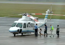 Awada volvió de Punta del Este en helicóptero oficial