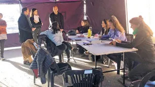 Recrearon el momento de la desaparición de Guadalupe en San Luis