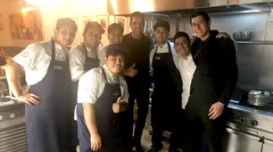 Zachary Quinto llegó a Buenos Aires de la mano del hijo de Stephen King