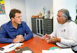 Félix Díaz le pidió a Massa que "ponga en agenda" a los Qom