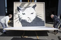 Un mural gigante de Banksy que estaba en Liverpool se rematará en Holanda