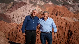Hasta la vista, Gerardo: Morales recibió a James Cameron, célebre director de Titanic, Terminator y Avatar