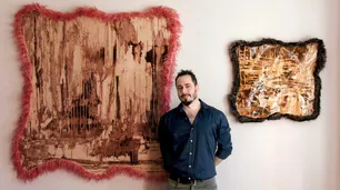 Nicolás Radano, el artista que pinta con fuego