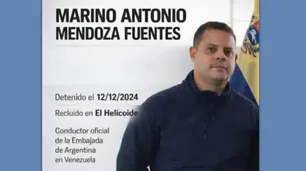 Venezuela libera al chofer de la embajada argentina tras más de un mes detenido
