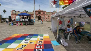 Milagro Sala: sin indulto pero antes de la lluvia, la Tupac Amaru levantó el campamento en Plaza de Mayo