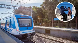 Dos jóvenes se subieron al techo del tren Roca y recibieron una descarga eléctrica