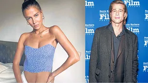 Brad Pitt tiene novia: es modelo, alemana, 27 años e hijo de 7