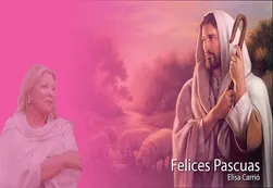 Elisa Carrió se photoshopeó junto a Jesús