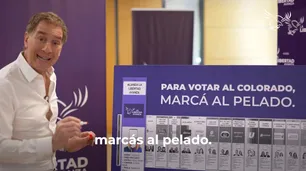 "Para votar al colorado, marcás al pelado": el ridículo spot de La Libertad Avanza