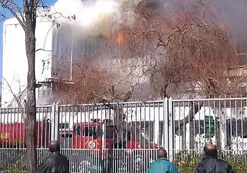 Impresionante incendio en Villa Tesei