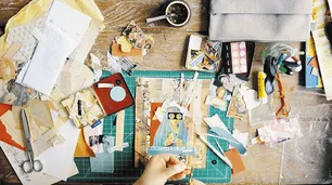 El collage es mucho más que un juego de niños con tijeras y papeles