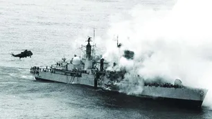 El Sheffield, al fondo del mar: cómo fue el ataque argentino para responder al hundimiento del Crucero General Belgrano