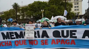 Se cumplió la primera hora de la Marcha de la Resistencia: cómo comenzó la manifestación que durará un día