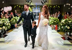 Leo Messi agradeció las muestras de afecto recibidas por su boda