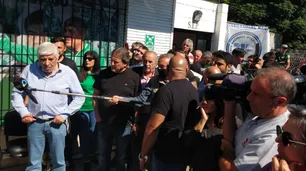 Hugo Moyano habló sobre el paro en San Nicolás: "Desmentimos categóricamente que haya habido un bloqueo"