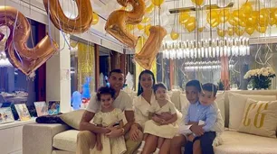 Cristiano Ronaldo le paga mensualmente 100 mil euros a Georgina Rodriguez, su pareja, por cuidar de sus hijos